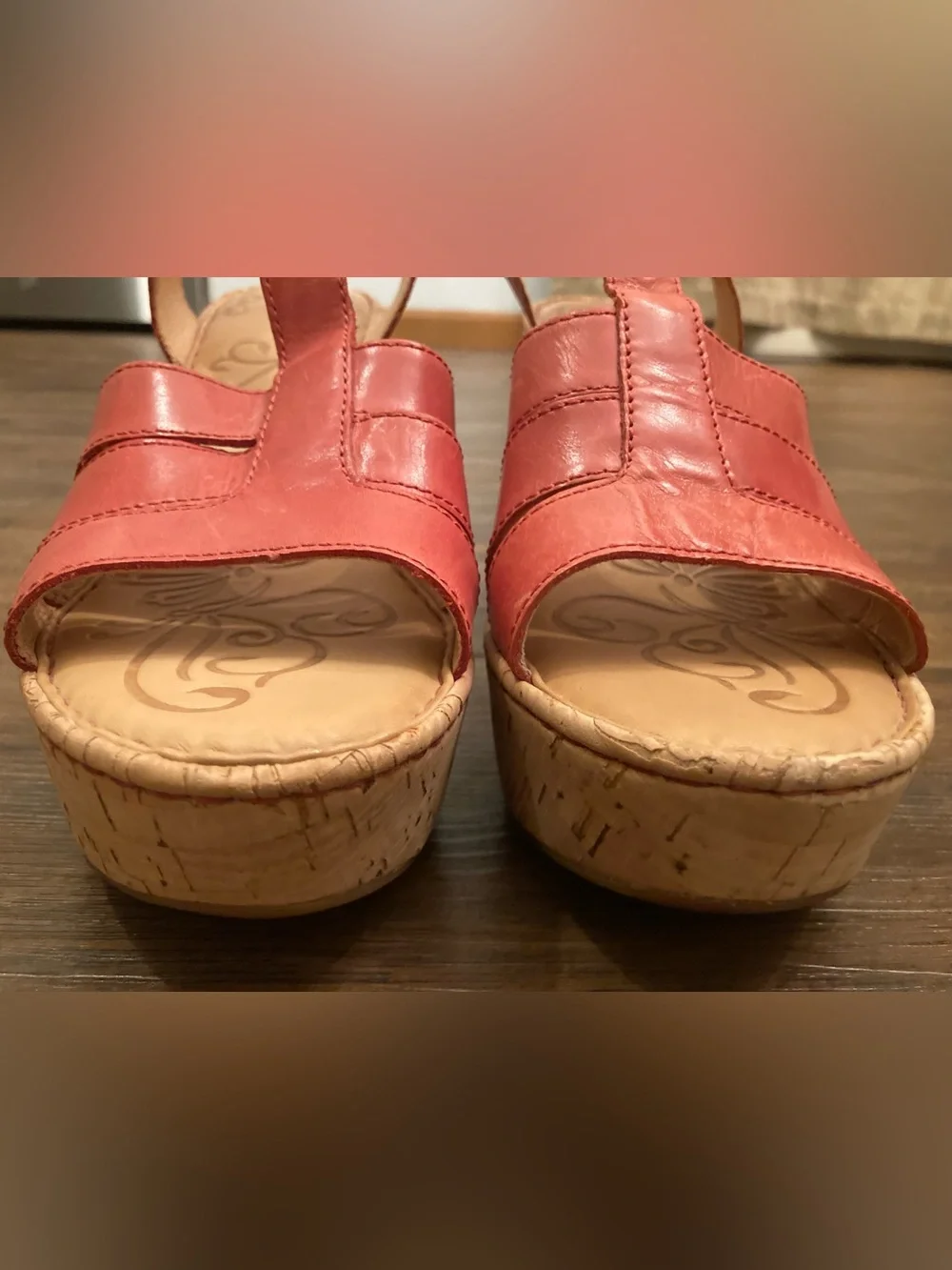 Born Women’s Nicolina Leather Wedge Sandals